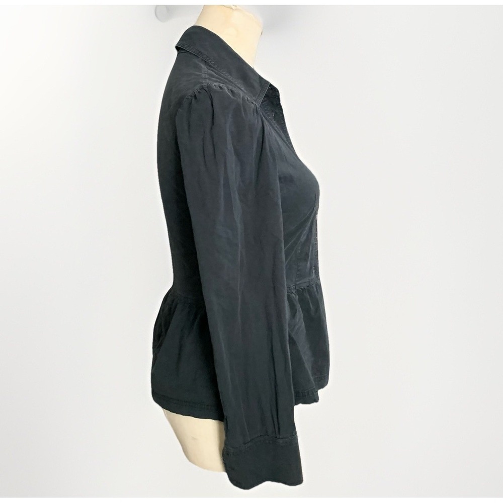 Miu Miu Peplum Button Up Shirt - Picture 3 of 9